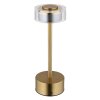 Globo lighting Shira table lamp LED brass, 1-light source