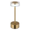 Globo lighting Shira table lamp LED brass, 1-light source