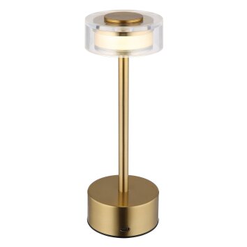 Globo lighting Shira table lamp LED brass, 1-light source