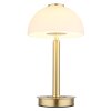 Globo lighting Uldin table lamp LED brass, 1-light source