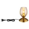 Globo lighting Kuwaita table lamp brass, 1-light source