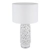 Globo lighting Sebastian table lamp transparent, clear, white, 1-light source