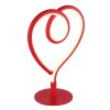 Globo lighting Amore table lamp LED red, 1-light source