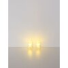 Globo lighting Candle table lamp LED transparent, clear, 1-light source