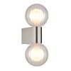 Globo lighting Ander wall light grey, 2-light sources