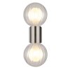 Globo lighting Ander wall light grey, 2-light sources