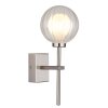 Globo lighting Ander wall light matt nickel, 1-light source