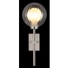 Globo lighting Ander wall light matt nickel, 1-light source