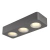 Globo lighting Hangarau ceiling light LED grey, 1-light source