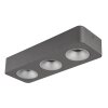 Globo lighting Hangarau ceiling light LED grey, 1-light source