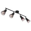 Globo lighting Satella ceiling light, ceiling spotlight, wall light, wall spotlight black, 4-light sources