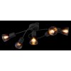 Globo lighting Satella ceiling light black, 5-light sources