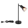 Globo lighting Satella table lamp black, 1-light source