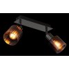 Globo lighting Satella ceiling light, ceiling spotlight, wall light, wall spotlight chrome, black, 2-light sources