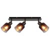 Globo lighting Satella ceiling light, ceiling spotlight, wall light, wall spotlight chrome, black, 3-light sources