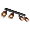 Globo lighting Satella ceiling light, ceiling spotlight, wall light, wall spotlight chrome, black, 4-light sources