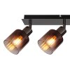 Globo lighting Satella ceiling light, ceiling spotlight, wall light, wall spotlight chrome, black, 4-light sources