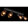 Globo lighting Satella ceiling light, ceiling spotlight, wall light, wall spotlight chrome, black, 4-light sources