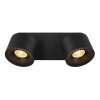 Globo lighting Rae ceiling light LED black, 2-light sources