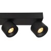 Globo lighting Rae ceiling light LED black, 4-light sources