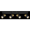 Globo lighting Brisbon ceiling light, ceiling spotlight, wall light, wall spotlight black, 4-light sources