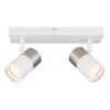 Globo lighting Brisbon ceiling light, ceiling spotlight, wall light, wall spotlight white, 2-light sources