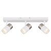 Globo lighting Brisbon ceiling light, ceiling spotlight, wall light, wall spotlight white, 3-light sources