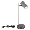 Globo lighting Robby table lamp chrome, black, 1-light source