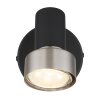 Globo lighting Mason ceiling light, ceiling spotlight, wall light, wall spotlight chrome, black, 1-light source