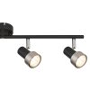 Globo lighting Mason ceiling light, ceiling spotlight, wall light, wall spotlight chrome, black, 4-light sources