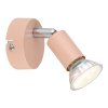 Globo lighting Matrix ceiling light, ceiling spotlight, wall light, wall spotlight pink, 1-light source