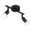 Globo lighting Matrix ceiling light, ceiling spotlight, wall light, wall spotlight black, 2-light sources