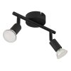 Globo lighting Matrix ceiling light, ceiling spotlight, wall light, wall spotlight black, 2-light sources