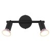 Globo lighting Matrix ceiling light, ceiling spotlight, wall light, wall spotlight black, 2-light sources