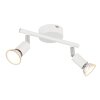 Globo lighting Matrix ceiling light, ceiling spotlight, wall light, wall spotlight white, 2-light sources