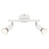 Globo lighting Matrix ceiling light, ceiling spotlight, wall light, wall spotlight white, 2-light sources