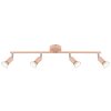 Globo lighting Matrix ceiling light, ceiling spotlight, wall light, wall spotlight pink, 4-light sources