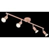 Globo lighting Matrix ceiling light, ceiling spotlight, wall light, wall spotlight pink, 4-light sources