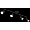 Globo lighting Matrix ceiling light, ceiling spotlight, wall light, wall spotlight black, 4-light sources