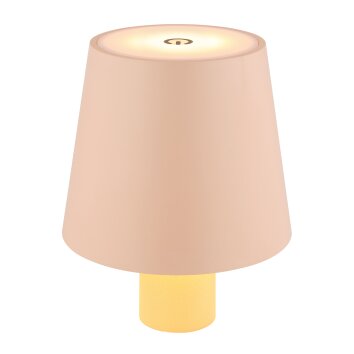 Globo lighting Vannie table lamp LED pink, 1-light source