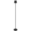 Globo lighting Vannie floor lamp LED black, 1-light source