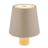 Globo lighting Vannie table lamp LED sand-coloured, 1-light source