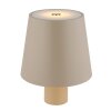 Globo lighting Vannie table lamp LED sand-coloured, 1-light source