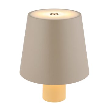 Globo lighting Vannie table lamp LED sand-coloured, 1-light source