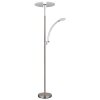 Globo lighting Tirana ceiling light LED chrome, matt nickel, 1-light source