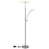 Globo lighting Tirana ceiling light LED chrome, matt nickel, 1-light source