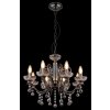 Globo lighting Camila chandelier chrome, black, 8-light sources