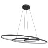 Globo lighting Spira hanging light LED black, 1-light source