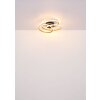 Globo lighting Glyxar ceiling light LED black, 1-light source