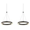 Globo lighting Grenvix hanging light LED black, 1-light source